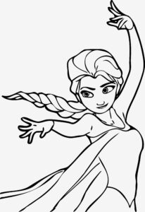 Desenho de Desenho Frozen Colorir 4