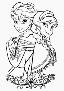 Desenho de Desenho Frozen Colorir 7