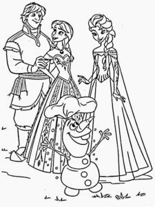 Desenho de Desenho Frozen Colorir 8