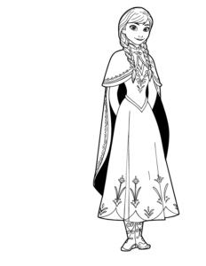 Desenho de Desenho Frozen Para Colorir