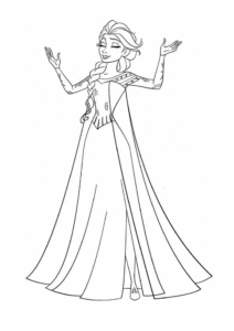 Desenho de Desenho Frozen Para Imprimir E Colorir