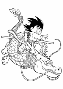 Desenho de Desenho Goku Colorir Imprimir 127