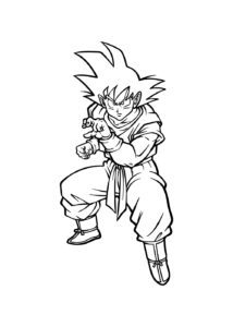Desenho de Desenho Goku Colorir Imprimir 13
