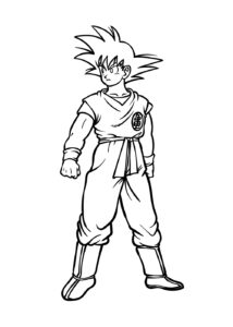 Desenho de Desenho Goku Colorir Imprimir 35