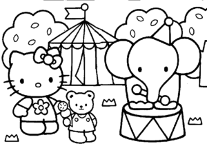 Desenho de Desenho Hello Kitty Colorir Imprimir 02