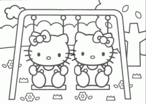 Desenho de Desenho Hello Kitty Colorir Imprimir 04