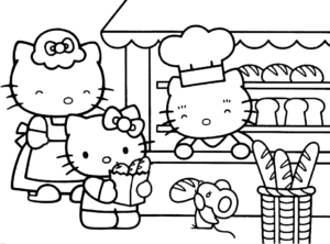 Desenho de Desenho Hello Kitty Colorir Imprimir 05