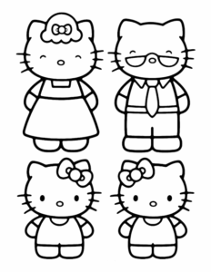 Desenho de Desenho Hello Kitty Colorir Imprimir 06