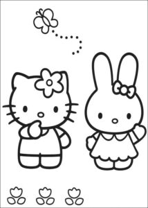 Desenho de Desenho Hello Kitty Colorir Imprimir 08