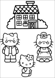 Desenho de Desenho Hello Kitty Colorir Imprimir 11