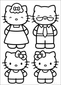 Desenho de Desenho Hello Kitty Colorir Imprimir 14