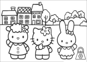 Desenho de Desenho Hello Kitty Colorir Imprimir 20