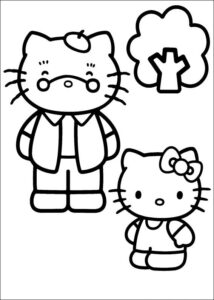 Desenho de Desenho Hello Kitty Colorir Imprimir 21