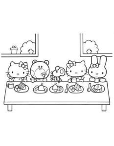 Desenho de Desenho Hello Kitty Colorir Imprimir 23