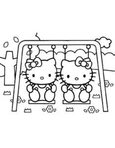 Desenho de Desenho Hello Kitty Colorir Imprimir 25