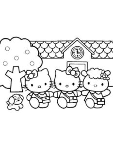Desenho de Desenho Hello Kitty Colorir Imprimir 26
