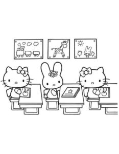Desenho de Desenho Hello Kitty Colorir Imprimir 30