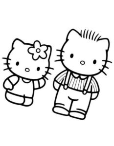 Desenho de Desenho Hello Kitty Colorir Imprimir 34