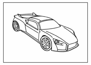 Desenho de Desenho Para Colorir De Carro Facil Simples 14 1536x1090 1