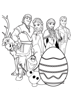 Desenho de Desenho Para Colorir Frozen