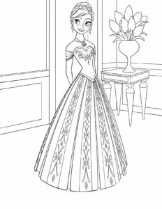 Desenho de Desenho Para Colorir Frozen