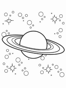 Desenho de Desenho Planeta Para Colorir 2