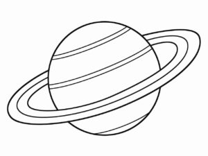 Desenho de Desenho Planeta Para Colorir 4