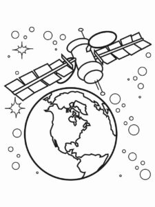 Desenho de Desenho Planeta Para Colorir 7