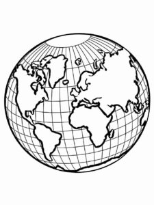 Desenho de Desenho Planeta Para Colorir 9