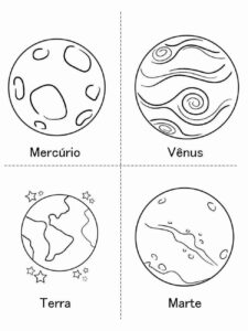 Desenho de Desenho Planetas Para Colorir 2