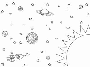 Desenho de Desenho Planetas Para Colorir 4