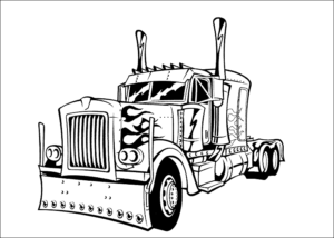 Desenho de Desenho Transformer Colorir Imprimir 07