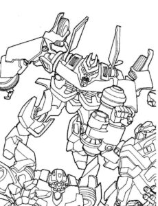 Desenho de Desenho Transformers Para Colorir 2