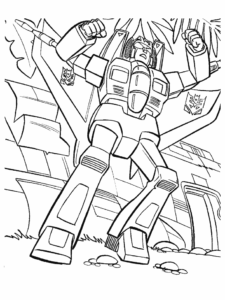 Desenho de Desenho Transformers Para Imprimir Colorir 16