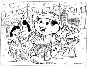 Desenho de Desenho Turma Da Monica Imprimir8