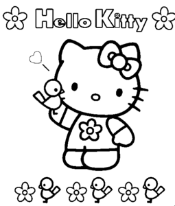 Desenho de Desenhos Da Hello Kitty Colorir Imprimir 1