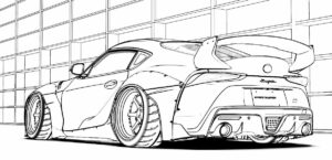 Desenho de Desenhos De Carros Para Colorir 4