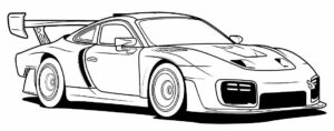 Desenho de Desenhos De Carros Para Colorir 9
