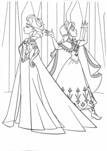 Desenho de Desenhos Do Frozen Para Pintar