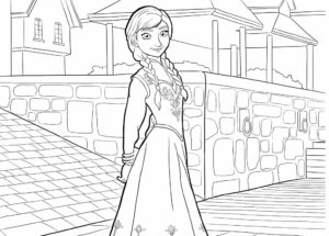 Desenho de Desenhos Frozen Para Imprimir