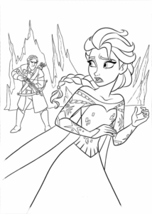 Desenho de Desenhos Frozen Para Pintar