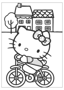 Desenho de Desenhos Hello Kitty Colorir Imprimir 01