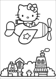 Desenho de Desenhos Hello Kitty Colorir Imprimir 04