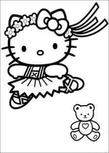 Desenho de Desenhos Hello Kitty Colorir Imprimir 05