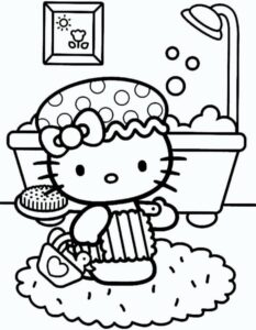 Desenho de Desenhos Hello Kitty Colorir Imprimir 12