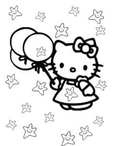 Desenho de Desenhos Hello Kitty Colorir Imprimir 19