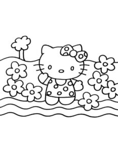 Desenho de Desenhos Hello Kitty Colorir Imprimir 20