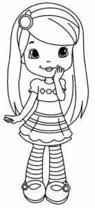 Desenho de Desenhos Moranguinho Para Colorir Laranjinha