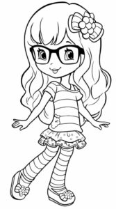 Desenho de Desenhos Moranguinho Para Colorir Uvinha 2