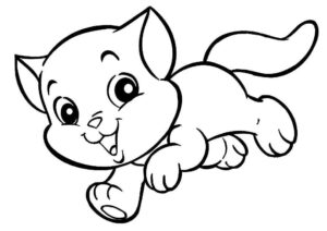 Desenho de Desenhos Para Colorir De Gatos 13